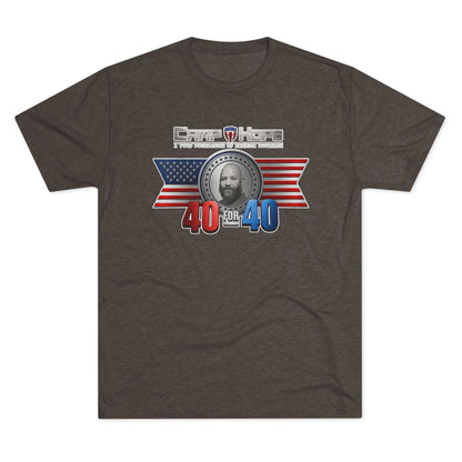 40 for 40 - Tri-Blend Crew Tee