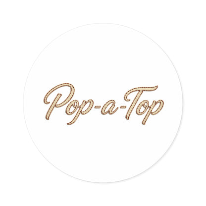Pop a Top - Round Sticker