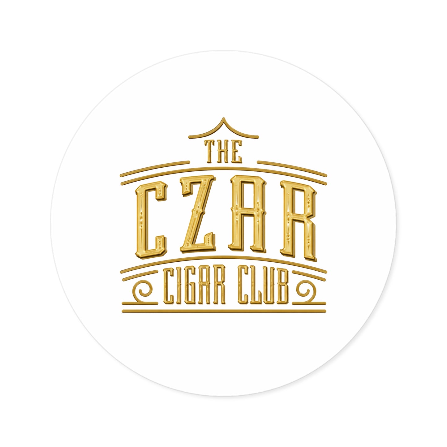 Czar Cigar Club - Round Sticker