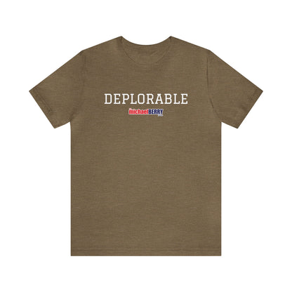 DEPLORABLE - Unisex Jersey Short Sleeve Tee