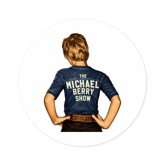 Michael Berry Show Kid - Round Sticker