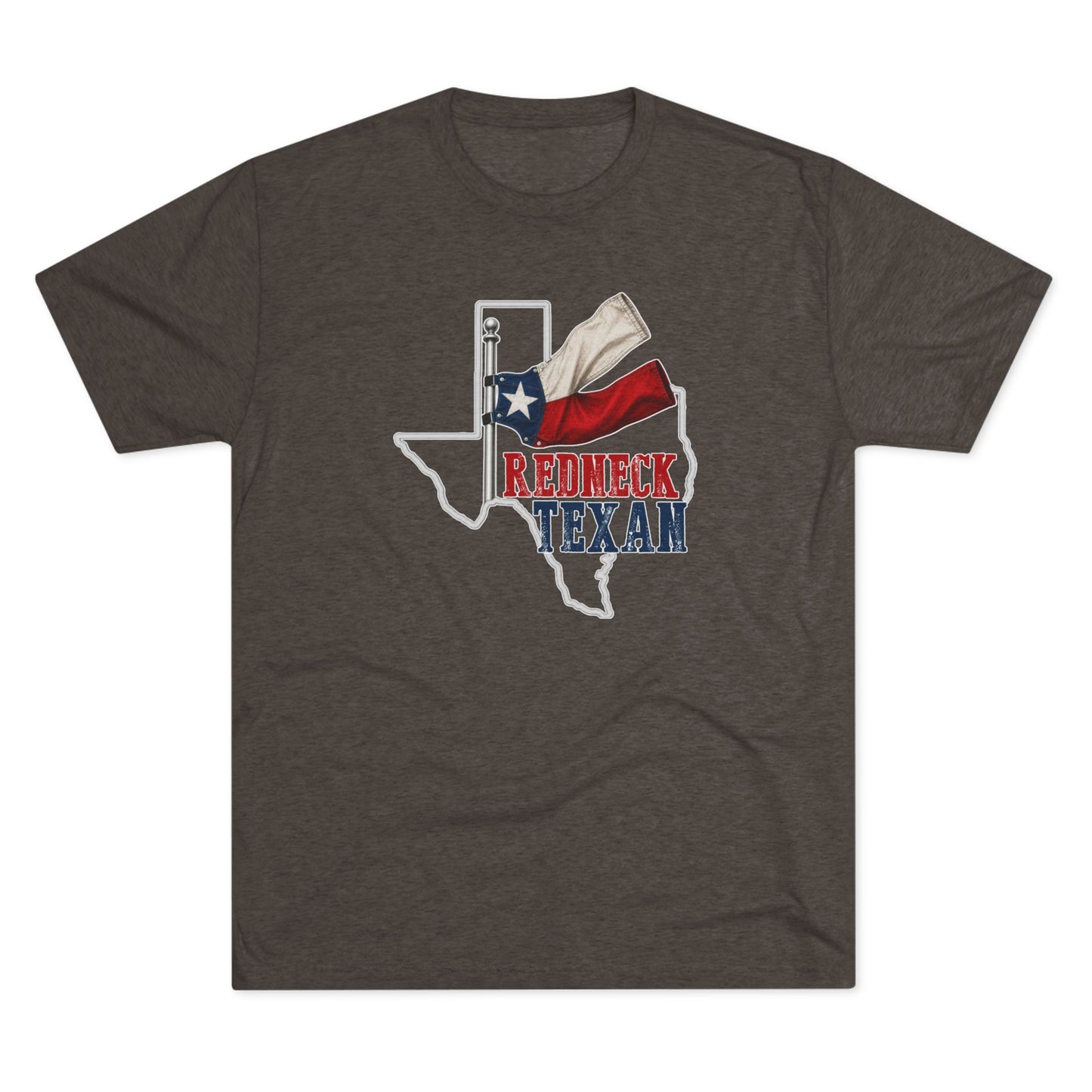 Redneck Texan TX - Tri-Blend Crew Tee