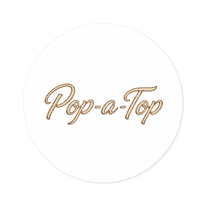 Pop a Top - Round Sticker