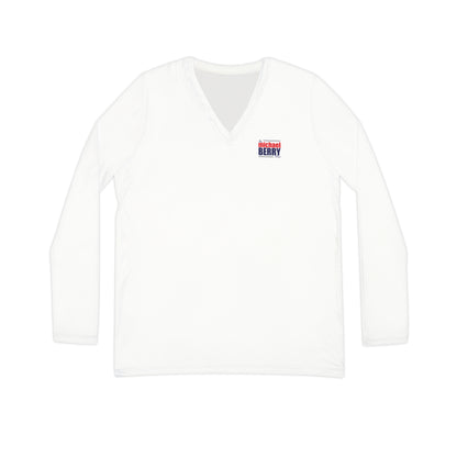 Women's Long Sleeve V-neck Shirt