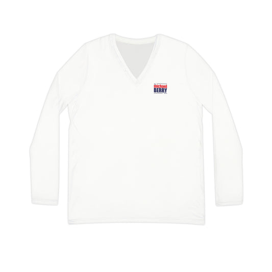 Women's Long Sleeve V-neck Shirt