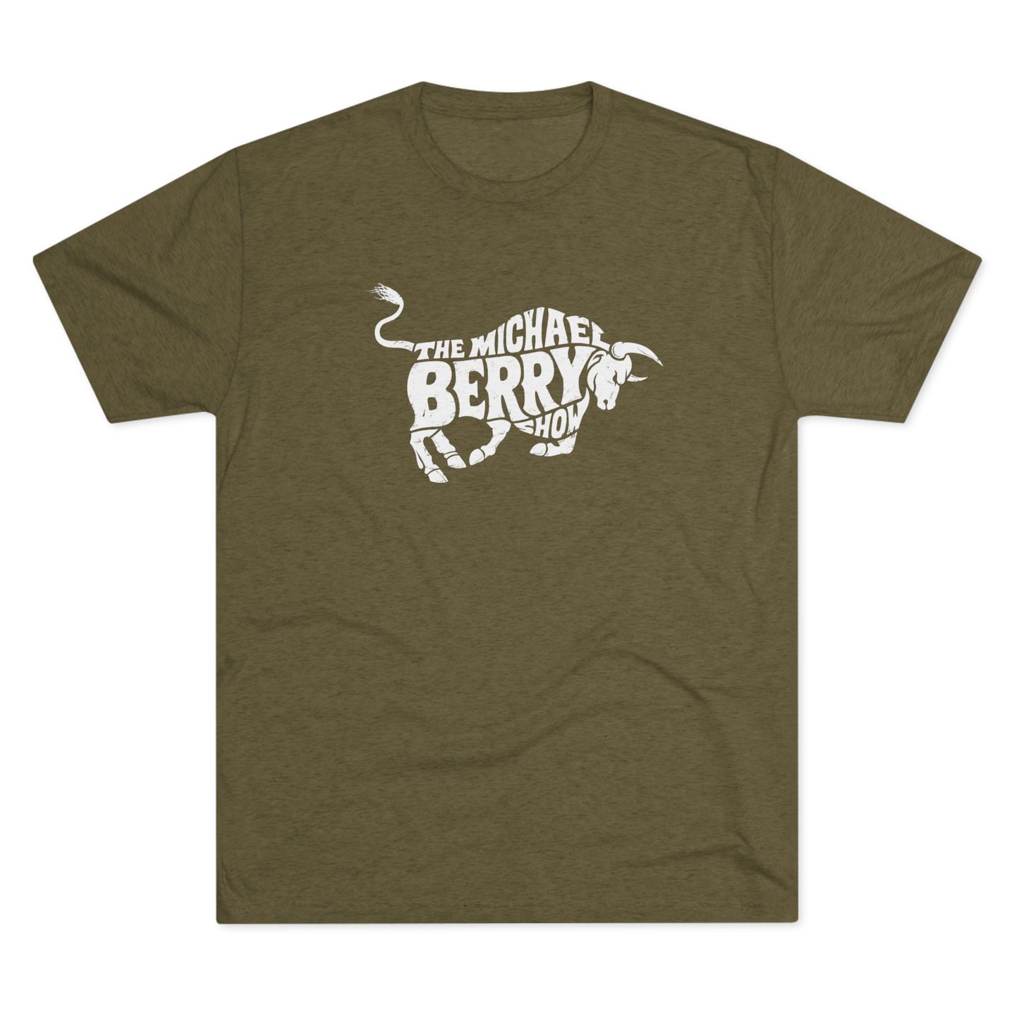 Michael Berry Show (Bull Logo) - Tri-Blend Crew Tee