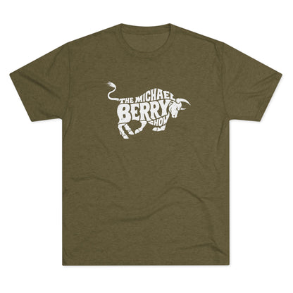 Michael Berry Show (Bull Logo) - Tri-Blend Crew Tee