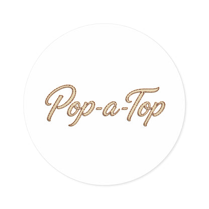 Pop a Top - Round Sticker