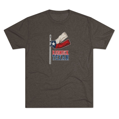 Redneck Texan Flag - Tri-Blend Crew Tee
