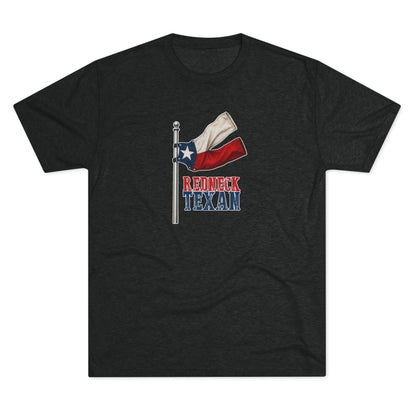 Redneck Texan Flag - Tri-Blend Crew Tee