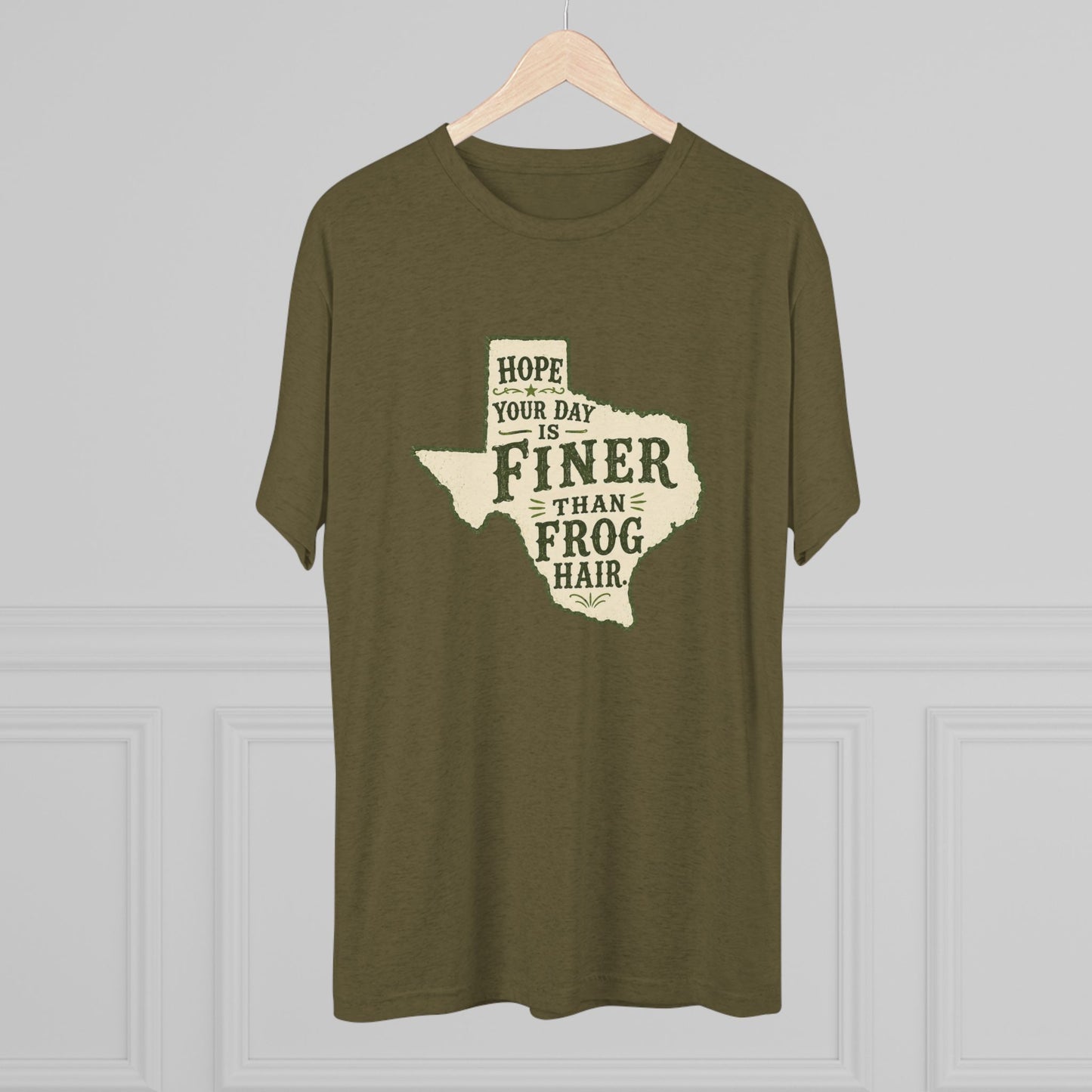 Finer than a Frog Hair - Tri-Blend Crew Tee