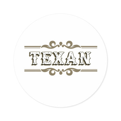 Texan - Round Sticker