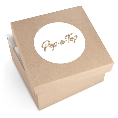 Pop a Top - Round Sticker