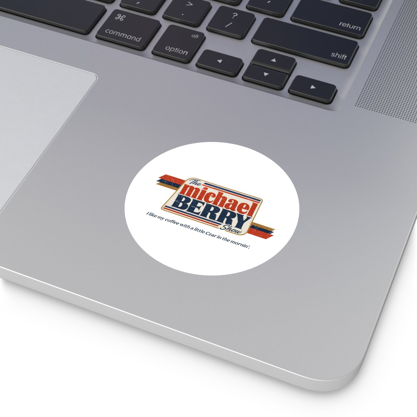 Coffee with Czar - Round Sticker