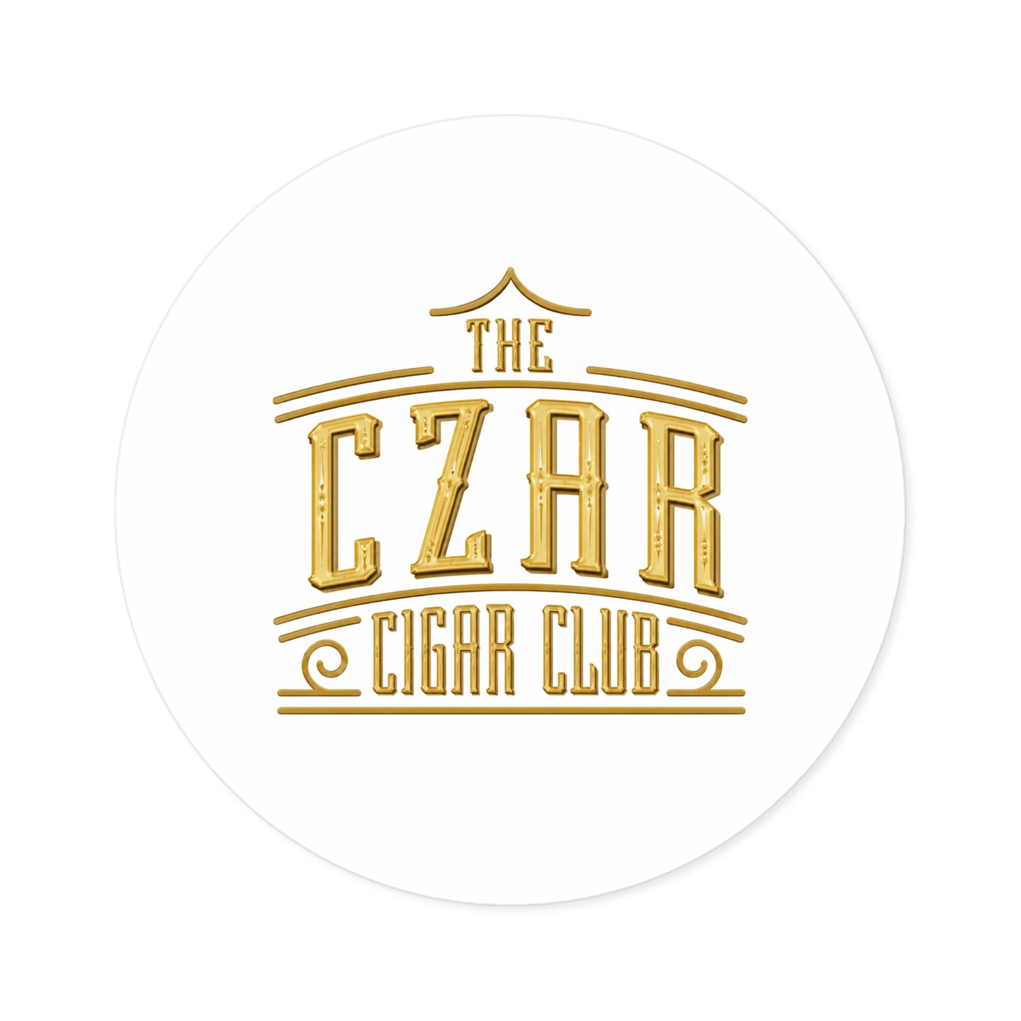 Czar Cigar Club - Round Sticker