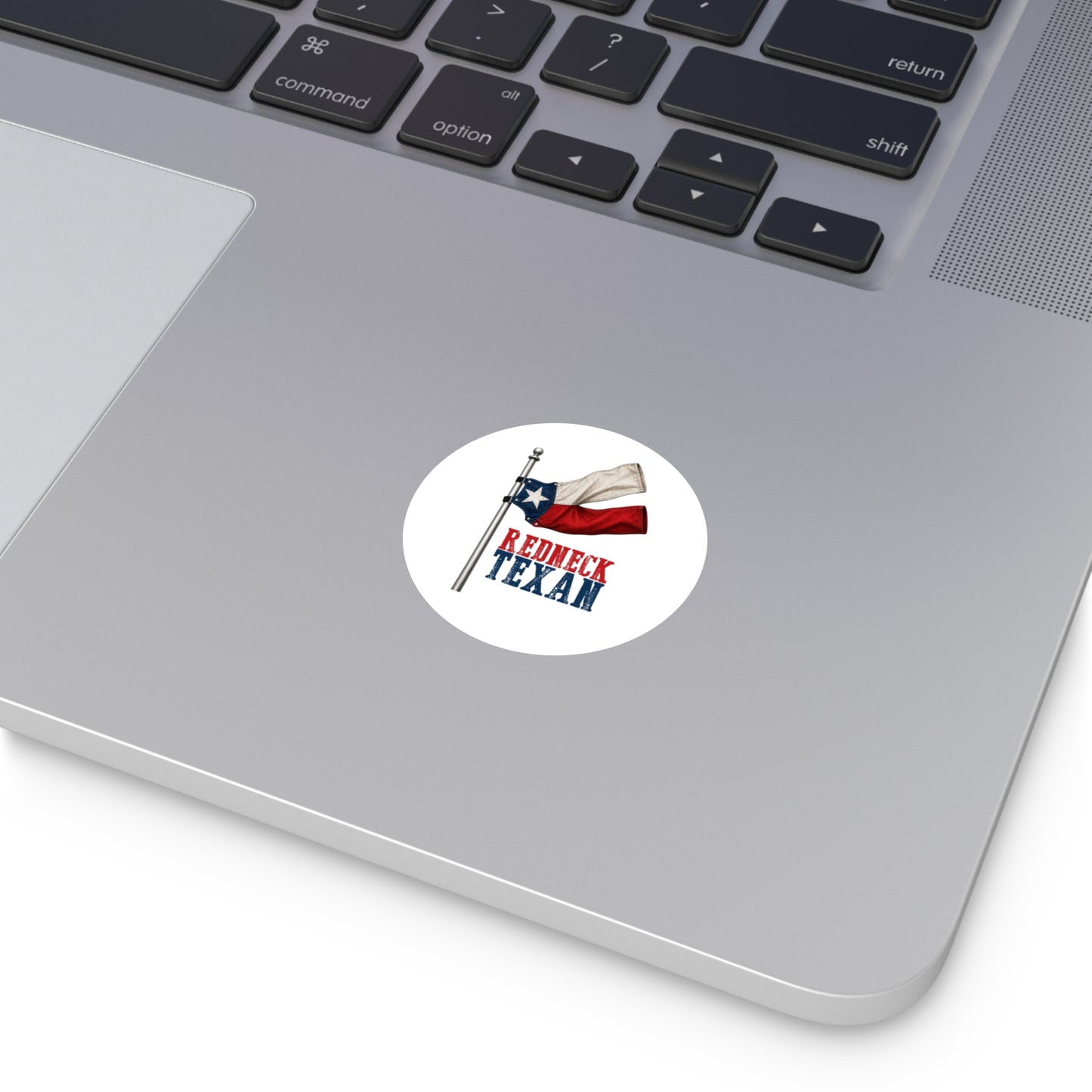 Redneck Texan Flag - Round Sticker