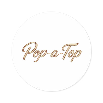 Pop a Top - Round Sticker