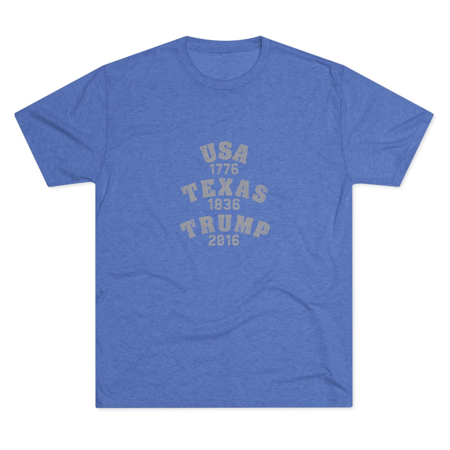USA TEXAS TRUMP - Tri-Blend Crew Tee