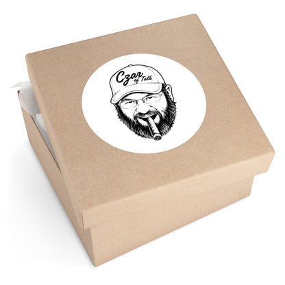 The Czar of Talk - Round Sticker